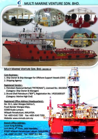 Multi Marine Venture Sdn Bhd Coverpage - For Advertising (new)