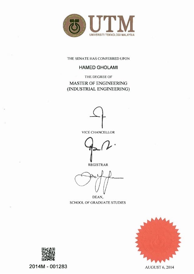 Master Degree