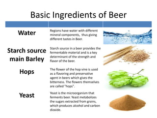 Beer PPT Training | PPTX | Alcoholic Beverages | Food & Drink