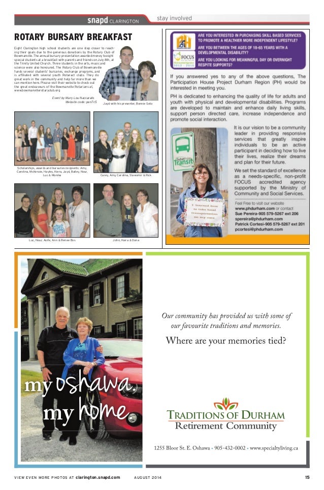 Snapdclarington Aug2014 24page Final Snapdclarington Aug2014 24page Final