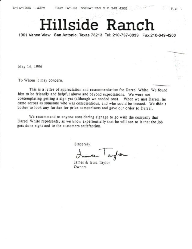 customer appreciation letters