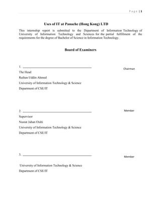 Intern Paper Internship Paper | PDF