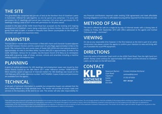 Axminster - Cloakham Lawn 56 units | PDF