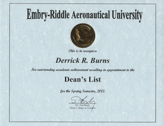 Dean's List 2015