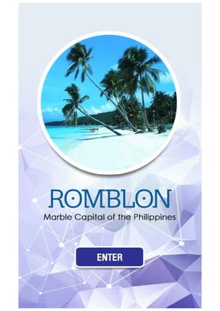 Romblon travel app