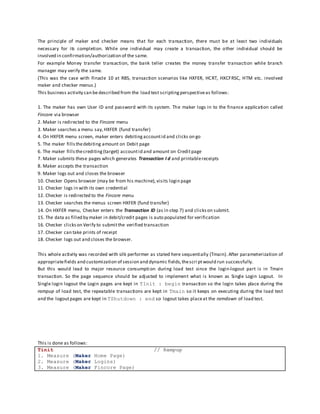 Maker Checker -Incorporating Multiple Roles in Single SilkPerformer ...