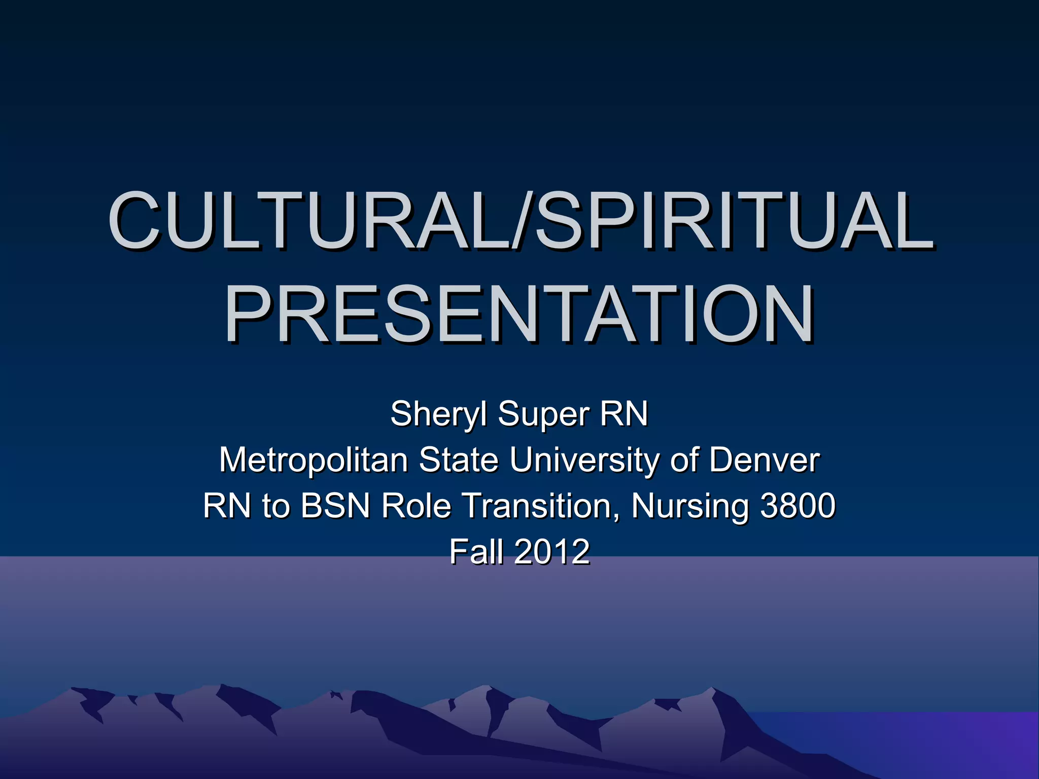 CULTURAL POWER POINT 2012 | PPT