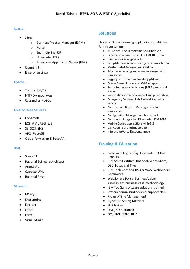 amazon web services resume