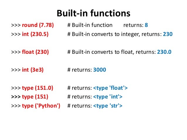 Python language data types