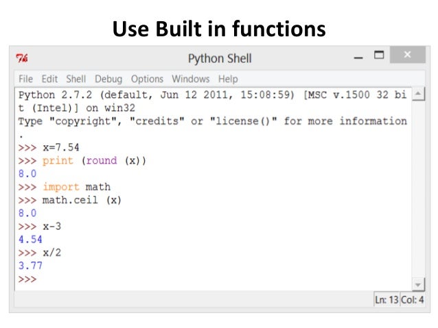 Python Ceiling Function Integer
