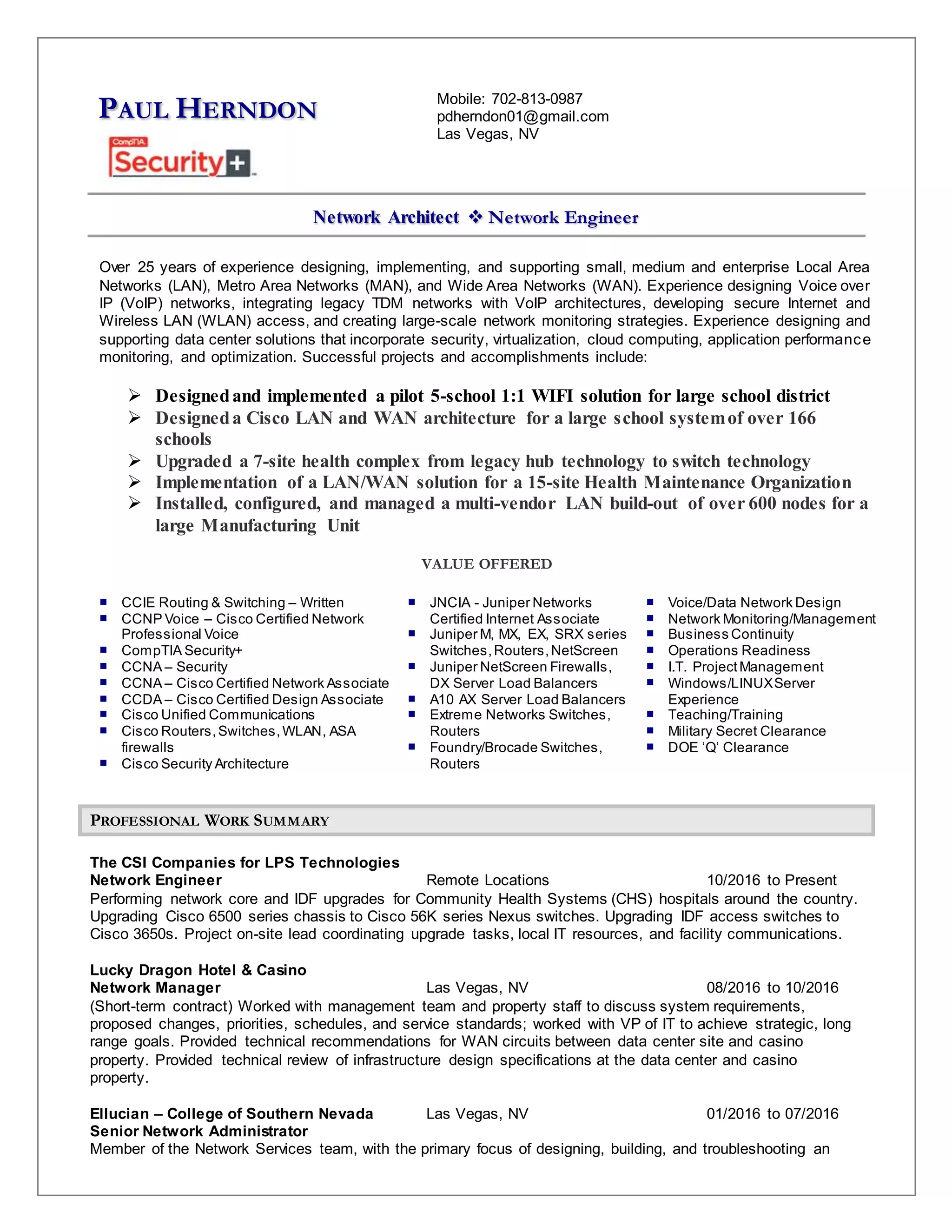 Paul Herndon-Resume | PDF