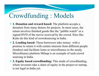 Presentation on Crowd Funding | PDF