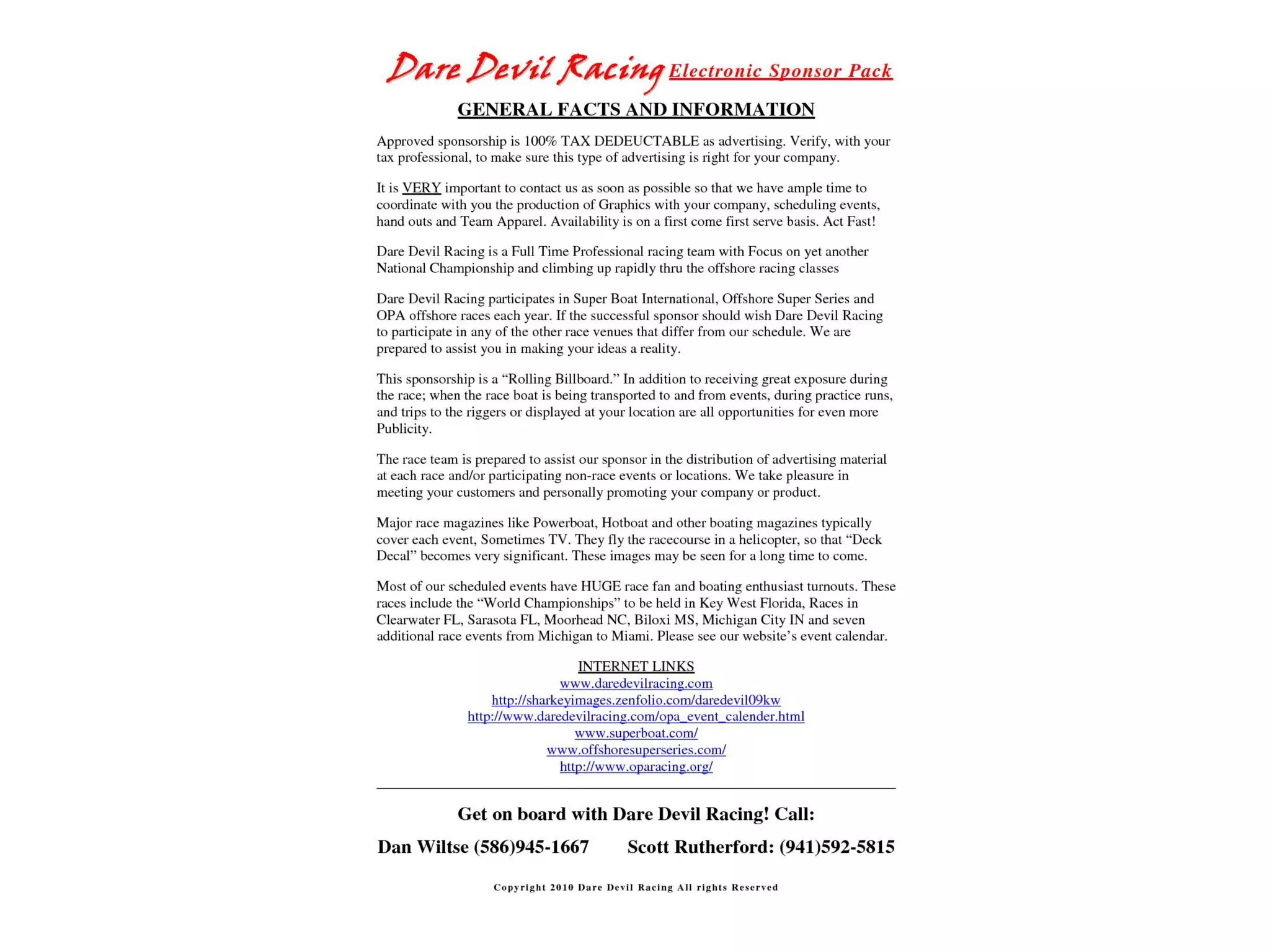 Dare Devil Racing | PPT