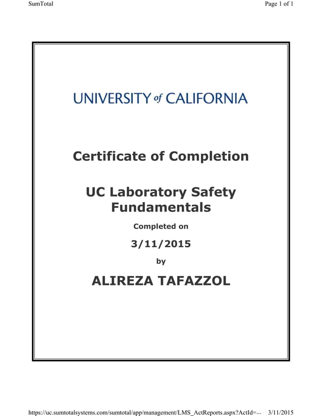 UC Laboratory Safety Fundamentals PDF