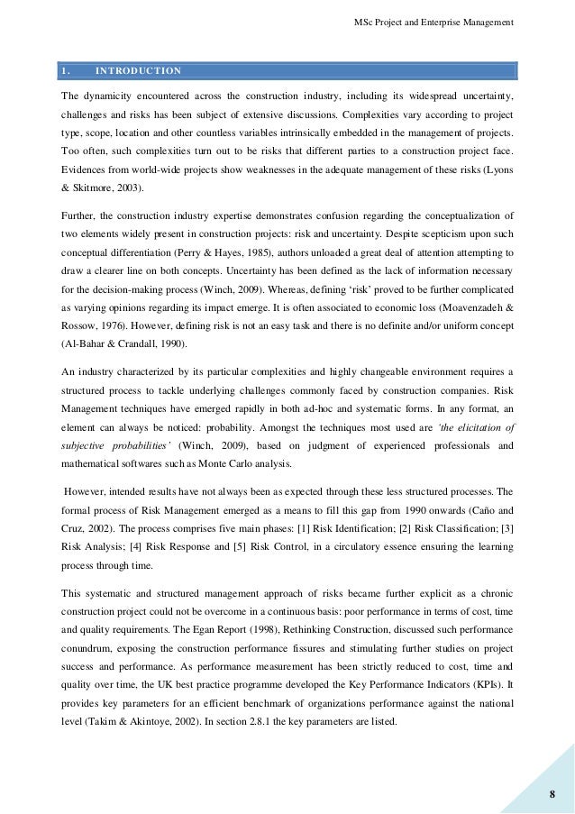 Dissertation submission