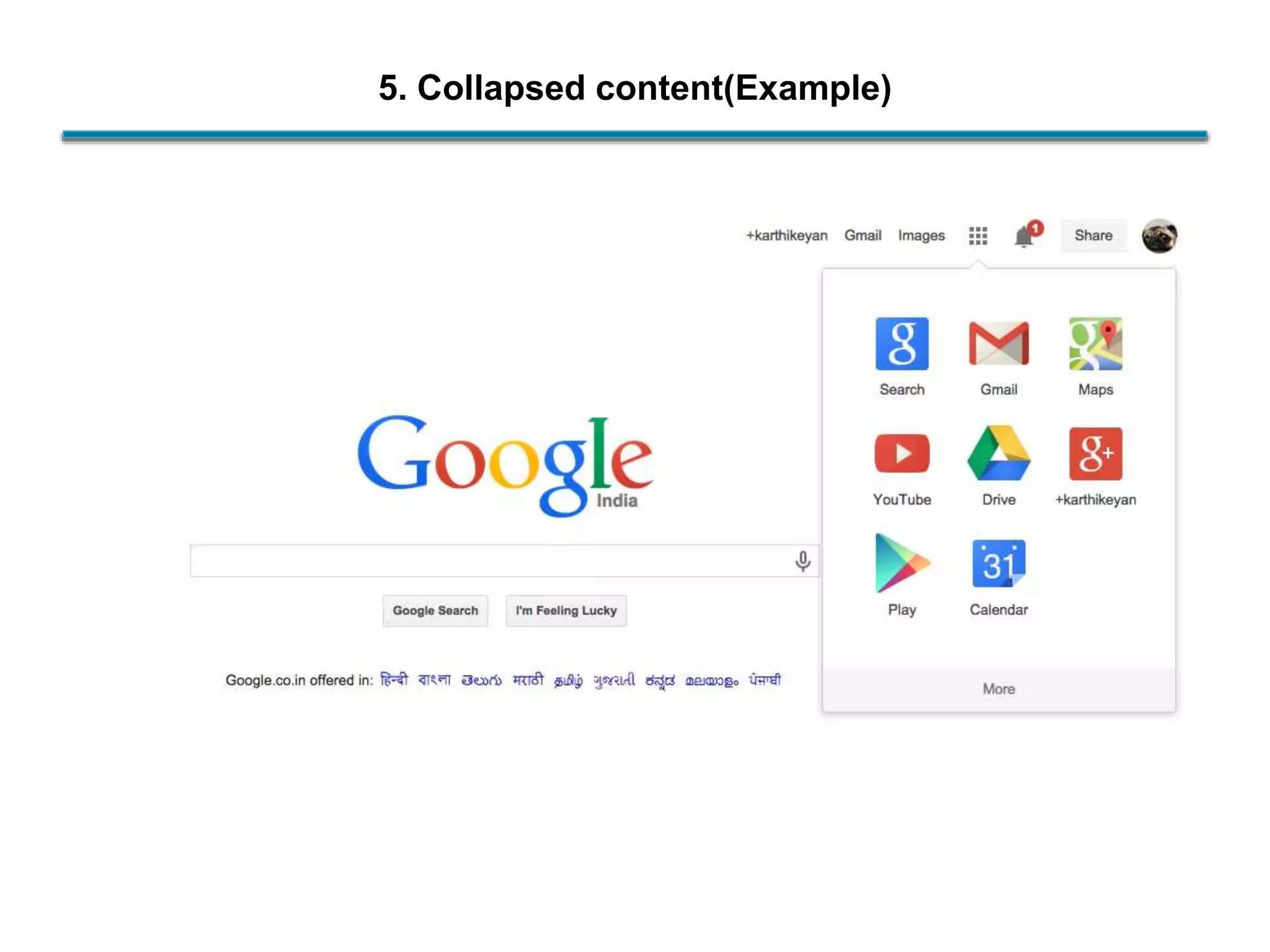5. Collapsed content(Example)
 