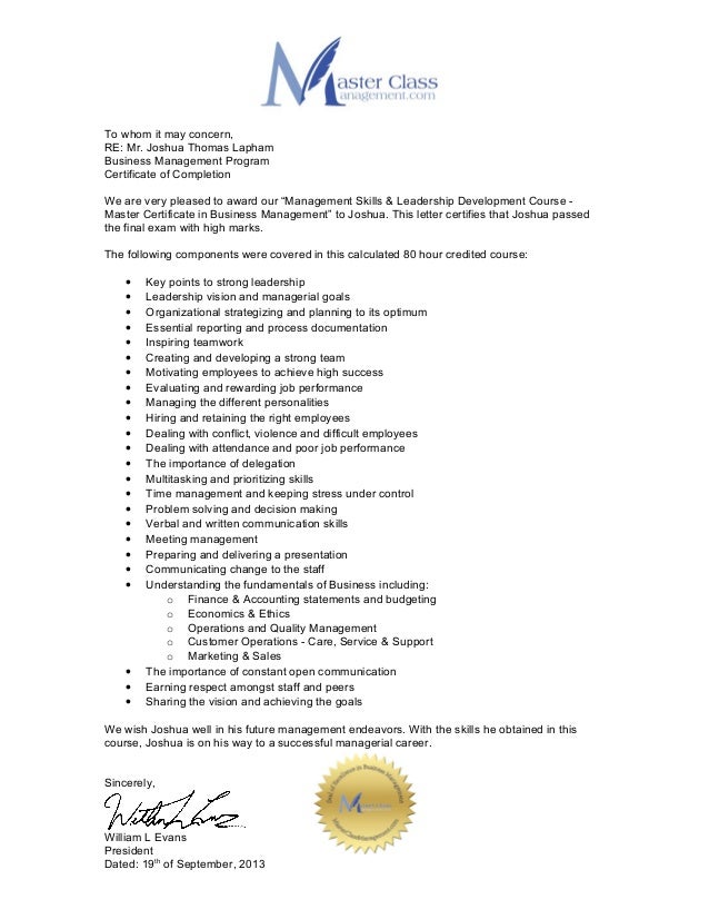 certification reference letter mr joshua thomas lapham umich reference letter service