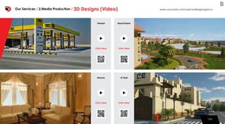 100100
Petrolat
Nawras
Resort Bahrin
Al Telal
www.youtube.com/user/wdesignagencyOur Services / 2.Media Production / 3D Designs (Video)
Click Here
Click Here
Click Here
Click Here
 