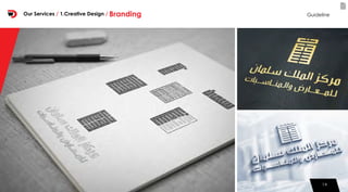 1414
GuidelineOur Services / 1.Creative Design / Branding
 