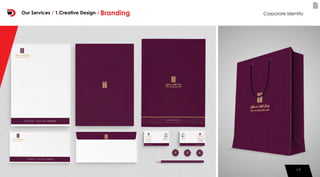 1717
Corporate IdentityOur Services / 1.Creative Design / Branding
 