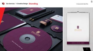 1818
Corporate IdentityOur Services / 1.Creative Design / Branding
 