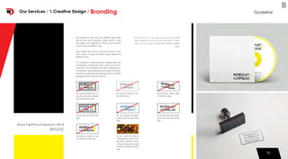 30
Do not enclose the logo in a
box unless the box is outside
the required clear space.
Do not alter the font of the
logo.
Do not alter, remove or scale
any element of the logo.
Do not do not screen or col-
our tint the logo.
Do not change pre-deter-
mined colour versions of the
logo.
Do not distort, stretch, skew
or rotate the logo.
Do not alter the spacing be-
tween the characters of the
logo.
Do not place the logo on
a background colour or im-
age that is either too busy
or does not provide enough
contrast to distinctly see the
logo.
MISUSE
The examples at right show how PETROLAT logo should
NOT be used. Never rearrange, redraw, distort or alter
the position, size, alignment or colour of any elements
of any version of PETROLAT logo.
Logo artwork Never try to recreate the logo on your
own, always use approved digital artwork supplied by
PETROLAT office.
it is acceptable to superimpose the company logo onto
a photograph, providing the logo is placed in an unclut-
tered area of the photograph and there is adequate con-
trast between the background and the logo. The exam-
ple shown at right illustrates the logo placed on a photo
background with insufficient contrast.
3030
GuidelineOur Services / 1.Creative Design / Branding
 