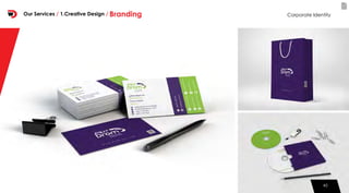 404040
Corporate IdentityOur Services / 1.Creative Design / Branding
 