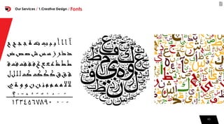 454545
Our Services / 1.Creative Design / Fonts
 