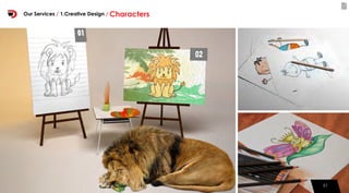 5151
Our Services / 1.Creative Design / Characters
 