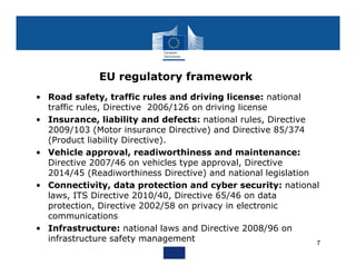 Driving Work Directive PPT Automated and connected driving | PDF