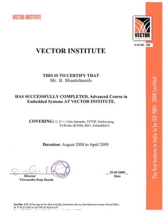 Embedded Systems Vector