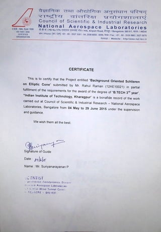 intern certificate