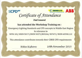 ABB Emergency Lighting Standards Certificate (2)
