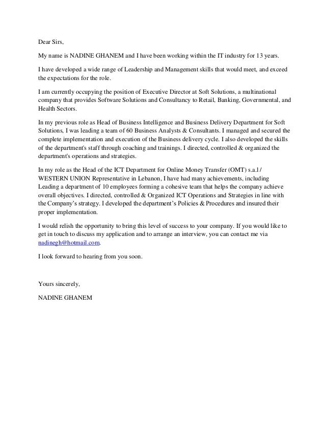 cover letter relish the opportunity cover letter