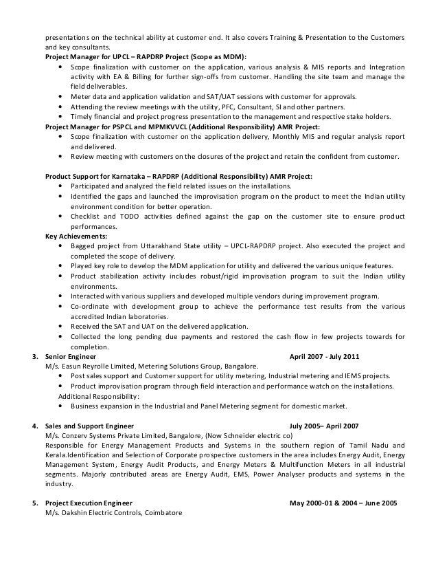 Profile of Sriram for SMART GRID MDA MDM AMI AMR