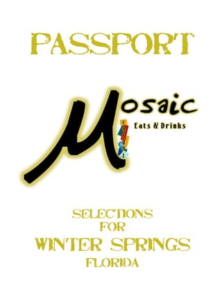 passport
selections
For
Winter springs
florida
 
