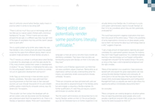 10
deal of confusion around what DevOps really means in
practice when it comes to recruiting staff.
“There is still too much focus put on technology skills and
too little put on mature system thinkers with a technical
background,” he says. “I think if clients and recruiters
phrased the job spec in a different way they may get more
of the types of candidates that they and the clients’ people
want to work with.”
This is a point picked up by Smith, who makes the case
that DevOps is not a monoculture and, given that people
move into the space from different places, there’s not an
accepted single perception of what DevOps actually is.
“The IT industry as a whole is confused about what DevOps
is and what the advantages are and that goes double for
CTOs, most of whom started their careers in development
or product,” he says. “DevOps is challenging the status quo.
It is focusing people’s attention on the service as a whole,
not just on application development and launch.”
Smith flags up shortcomings in how recruiters source
DevOps candidates. “Recruiters have optimized their
sourcing processes so that their tools or their low-paid
sourcers can scan through thousands of CVs and LinkedIn
profiles, pattern matching for computer science, Java, Git,
Jenkins etc,” he explains.
“The recruiter can then contact the developer with an
almost cookie-cutter job description and the developer
will understand what they’ll be expected to do. There is no
DevOps or Operations degree. There aren’t standardized
languages or tools yet and so recruiters have a harder job
identifying candidates. That means that recruiters are
bombarding anyone with DevOps on their CV for every role
they have.”
But there’s a lot of DevOps opportunism out there that
can pose a problem, argues Chapman. “Being elitist as an
organization, without actually understanding what this
means, can potentially render some positions literally
unfillable,” he warns.
“There are companies we have partnered with, who are
not as educated or advanced enough in the DevOps arena
but who engage us requiring a DevOps engineer. On
further qualification, it’s clear they just require a system
administrator (or another skill set).
“But the system administrators are discounted due to not
having ‘DevOps’ written on their CV. The actual DevOps
guys are not interested due to on further inspection it not
actually being a true DevOps role. It continues in a cycle,
until system administrators need to include ‘DevOps’ on
their CV to be considered, which they are then potentially
vindicated for.”
This could have long-term negative implications that stem
from the pursuit of this elitist status. “There is the possibility
of some organizations missing out on great people, purely
due to them not having the latest buzz technology listed as
a skill,” suggests Chapman.
“I see a huge amount of organizations rejecting very good
candidates for a permanent position because, for instance,
they don’t have Puppet experience. For a talented engineer,
learning a new technology such as Puppet configuration
management shouldn’t be the hardest thing in the world,
as long as they have a solid engineering background and
the right mindset.
“Many of the talented Linux sysadmins I have previously
worked with and placed into great organizations are now
among the elite DevOps Engineers and visionaries. At
some point in the last few years they have learnt how to
master CI/CD, Automated Deployments and Configuration
Management tools, so arguably we need to give others this
opportunity without immediately discounting them.”
He concludes:
“Many companies are creating dangerous situations where
they are rejecting potentially great people, who could
provide a significant long-term ROI, simply due to them not
having the latest buzzword on their CV.”
“Being elitist can
potentially render
some positions literally
unfillable.”
DEVOPS PERSPECTIVES 3 | DEVOPS – THE RECRUITMENT CHALLENGE
 