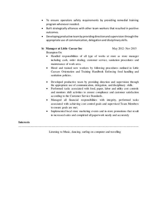resume