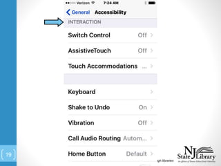 Connecting people with information through libraries
19
 