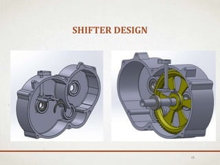 SHIFTER DESIGN
15
 