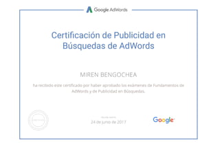Google Partners - Certification