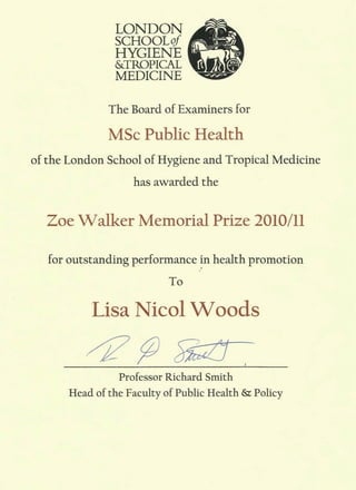Zoe Walker Prize