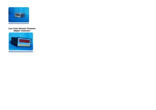 Low Cost General Purpose
Digital Indicator
