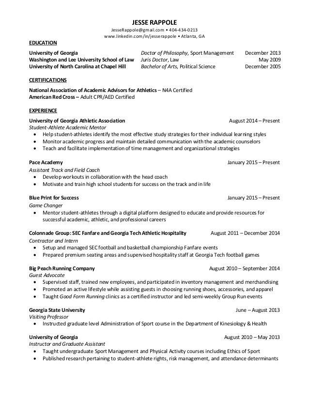 jesse rappole resume