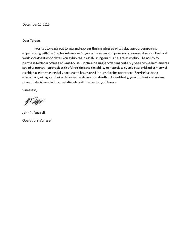 terese brooks staples advantage rep feedback staples advantage