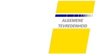 16
ALGEMENE
TEVREDENHEID
 