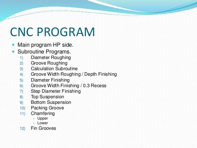 DEVELOPING CNC PROGRAM FOR THE MANUFACTURING OF GUIDE