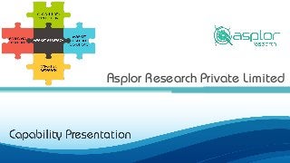 Asplor Research Private Limited
 