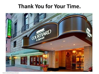 Thank You for Your Time.
Marriott Confidential & Proprietary Information
 