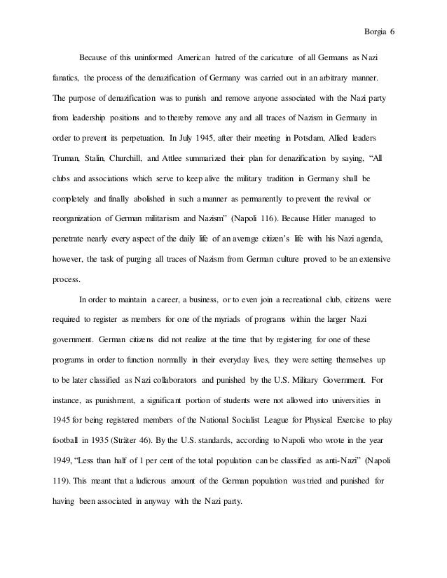 Military History Research Essay